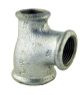 Té Réduit Galva 4/4F x 1/2F x 1/2F 