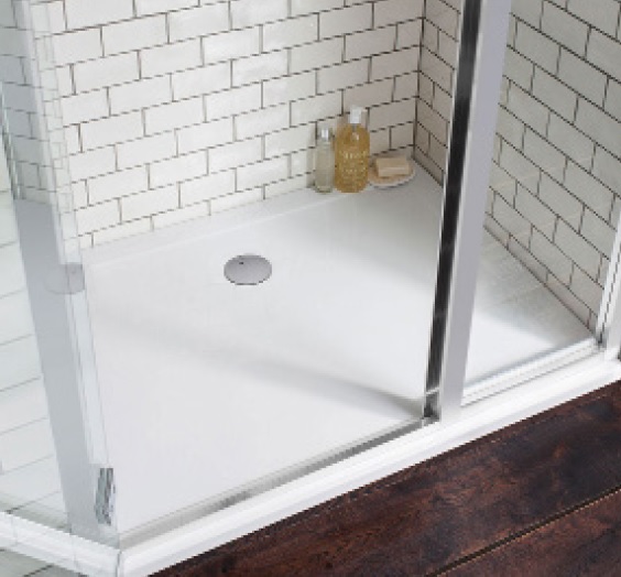 Polybeton Shower Tray WHITE 170x90x3.0 cm